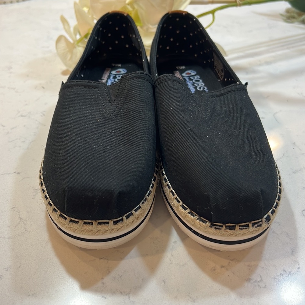 BOBS from Skechers Black Espadrilles - Picture 2 of 11